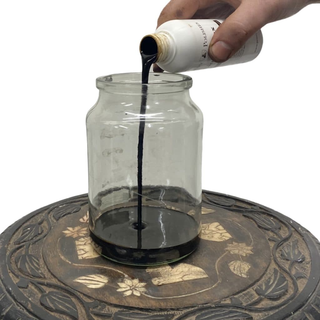 Pour the Liquid Wax into a suitable container.