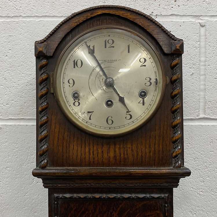 clock face before restoration