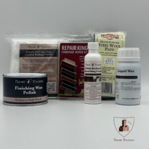 Antique Furniture Polishing Restoration Kit - Medium to Dark Woods