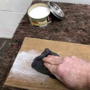 applying Liberon Liming Wax