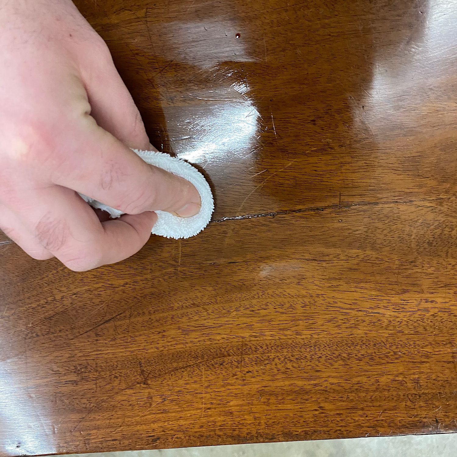 How To Repair A Scratch In Wood Furniture