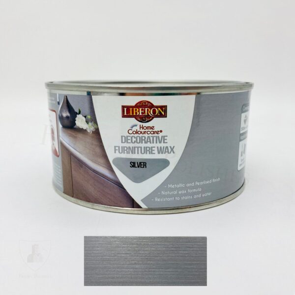 Liberon Home Colour Care Decorative Furniture Wax - Silver
