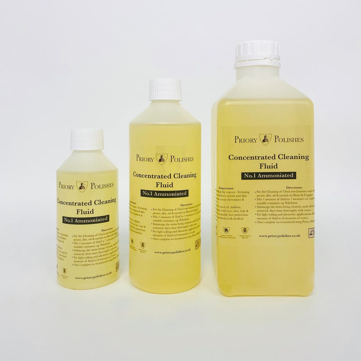 Priory Polishes No1 Brass Cleaning Solution Priory Polishes