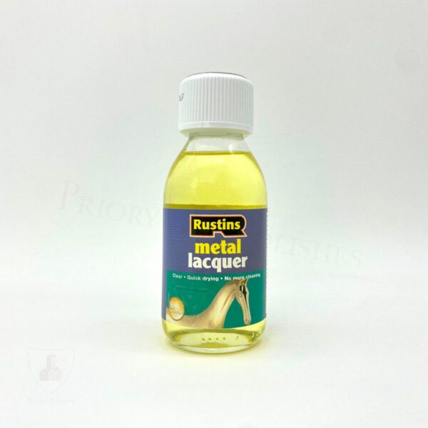 Rustins Metal Lacquer 125ml A Clear UV Resistant Lacquer Priory