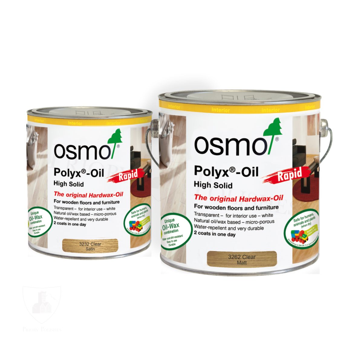 Osmo Polyx Oil Rapid Clear - Fast Drying, Clear Wood Coating - Priory ...