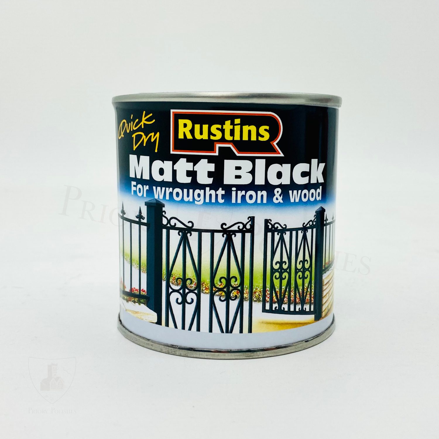 rustins black metal paint