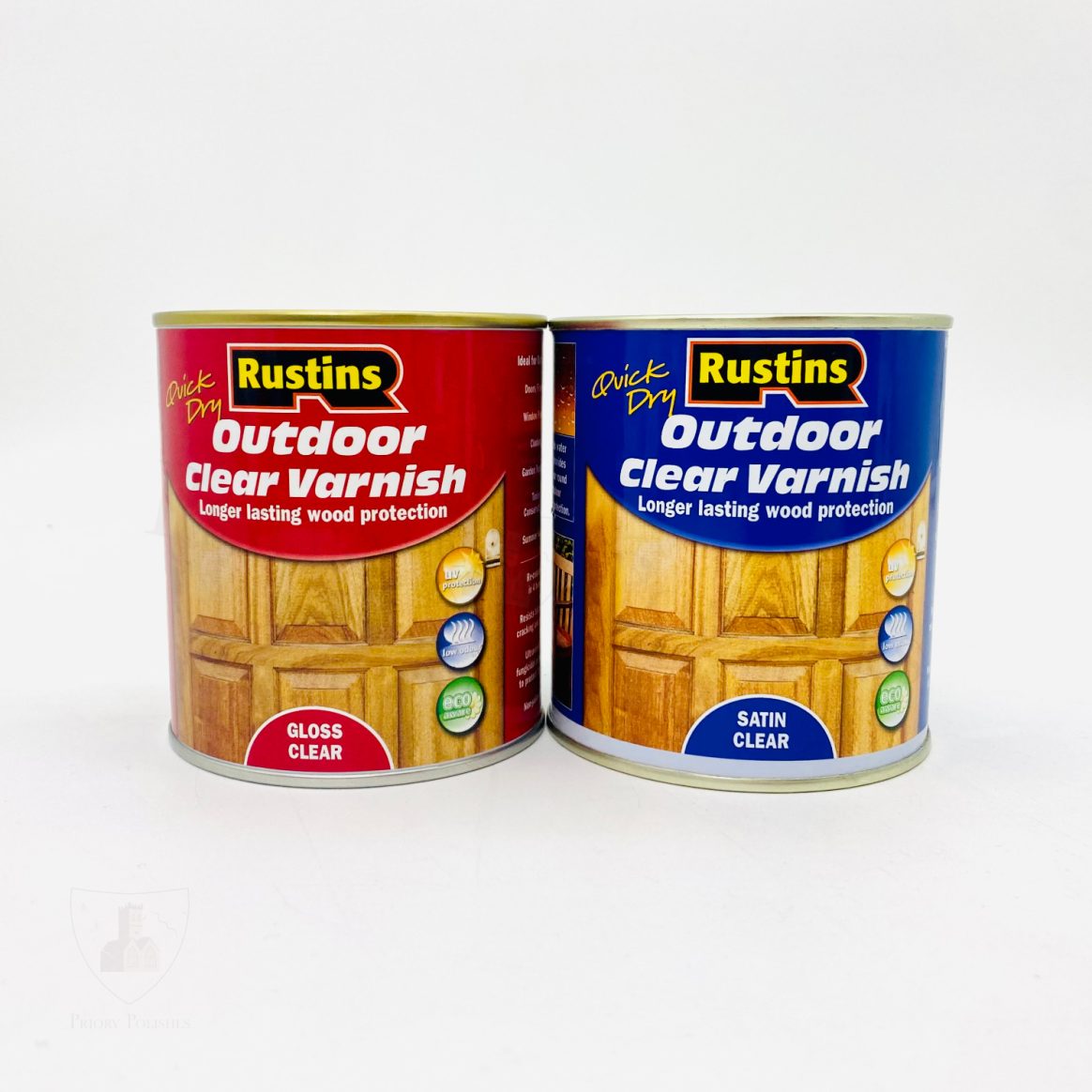 Rustins Quick Dry Outdoor Clear Varnish 500ml Priory Polishes