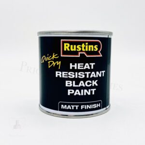 Rustins Quick Dry Heat Resistant Black Paint – 250ml