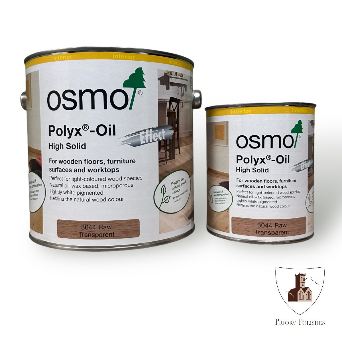 Osmo Polyx Oil Effect Raw - 3044 - Transparent, Matt Wood Finish
