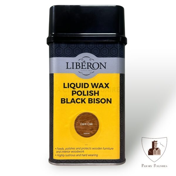 Liberon Liquid Wax Polish Black Bison - Dark Oak