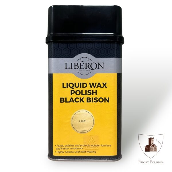 Liberon Liquid Wax Polish Black Bison - Clear