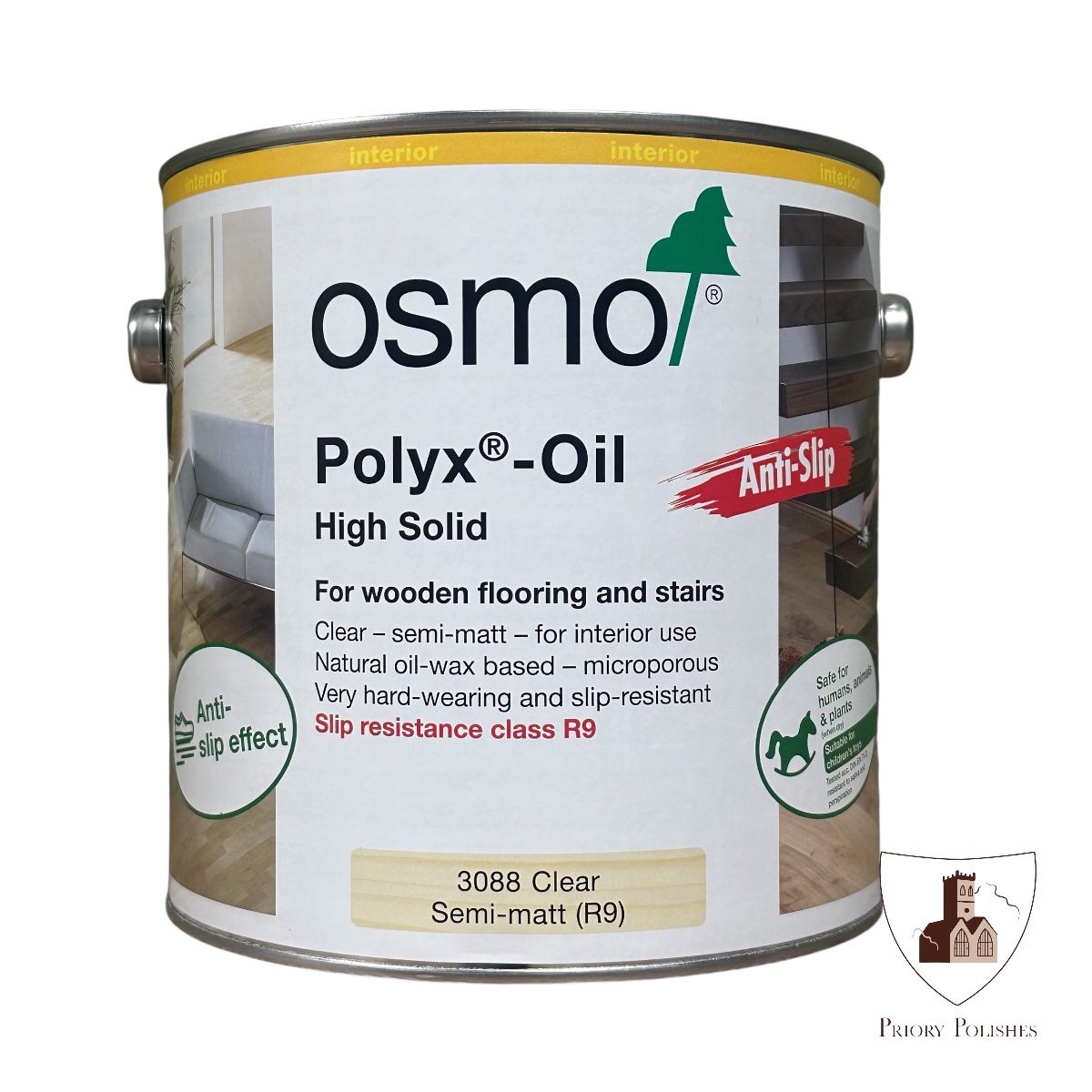 Osmo Polyx Oil Anti-Slip Priory Polishes