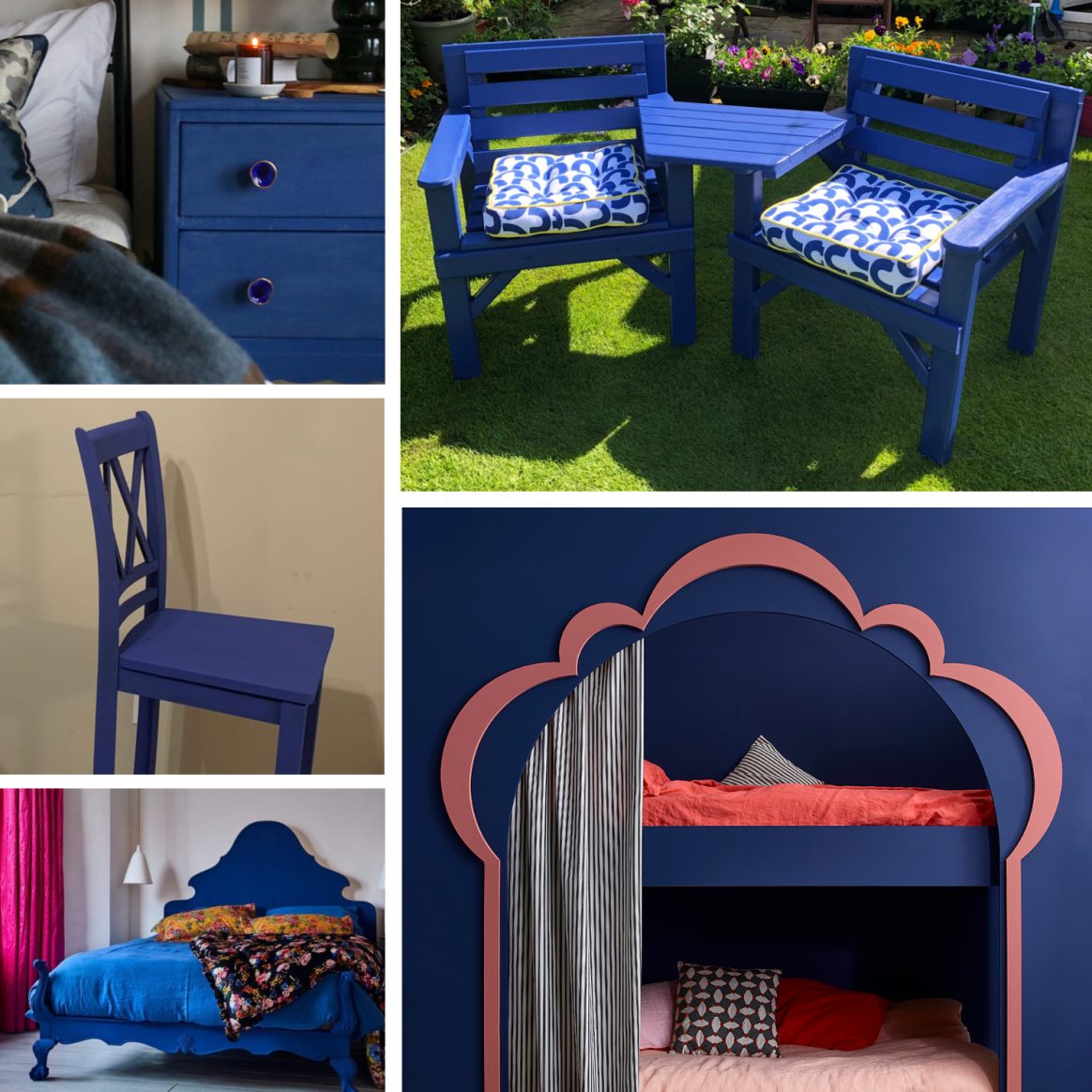 Napoleonic Blue Chalk Paint by Annie Sloan Priory Polishes