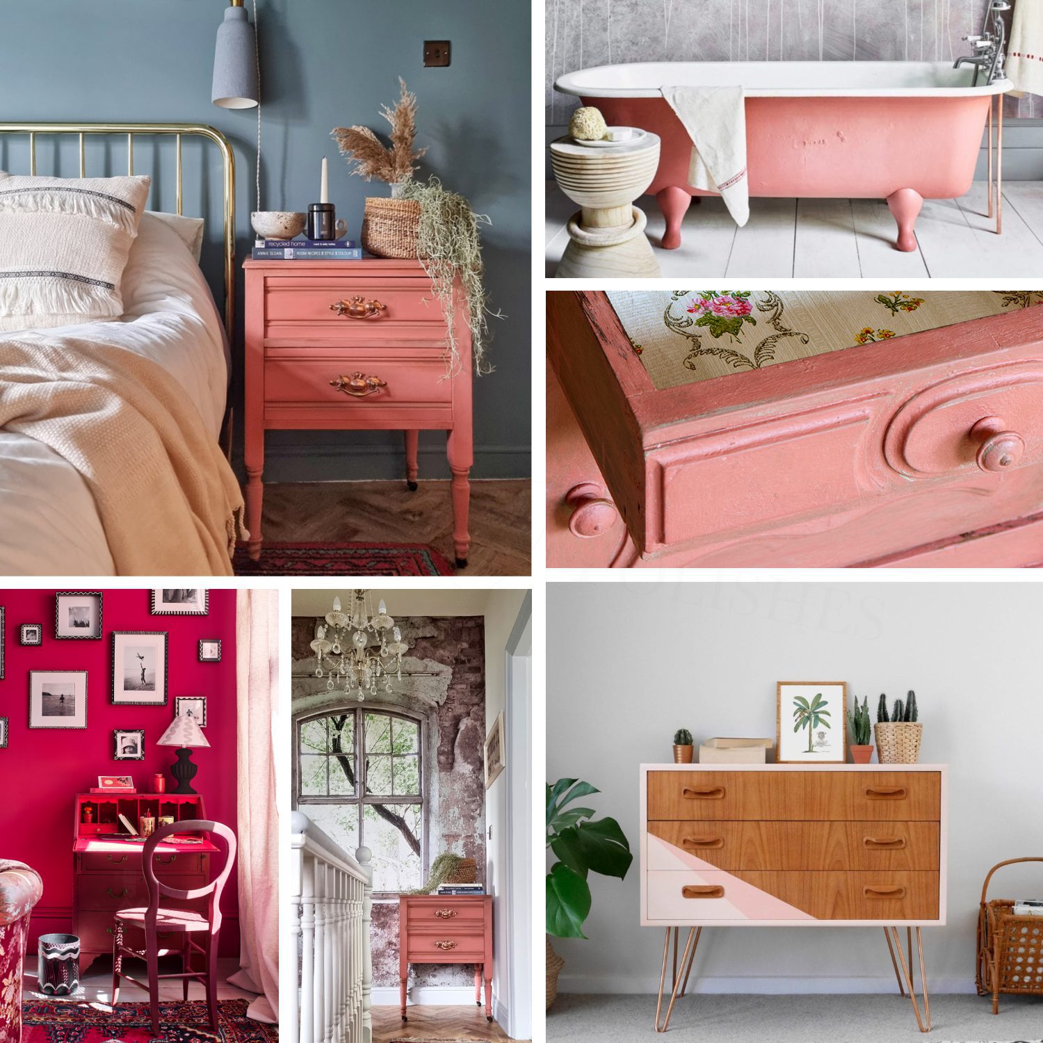 Capri Pink Wall Paint By Annie Sloan | Wall Paints | Artsy Nest