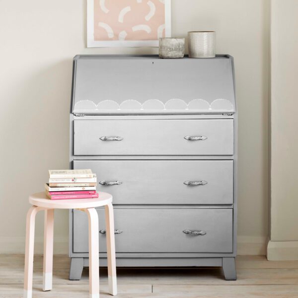 Chicago Grey painted bureau