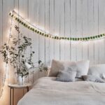 Old White Nordic textured bedroom