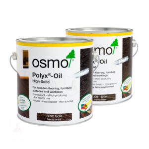Osmo Polyx Effect 3092 Gold and 3091 Silver