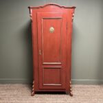 Antique Cupboard in Paprika Red